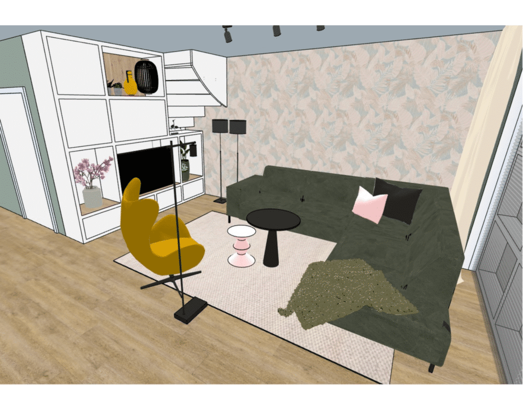 interieurontwerp woonkamer kast op maat